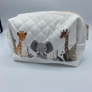 Pochette in Cotone con Nome Ricamato