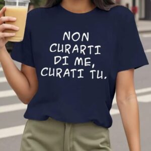 T-Shirt Cotone con Nome Ricamato